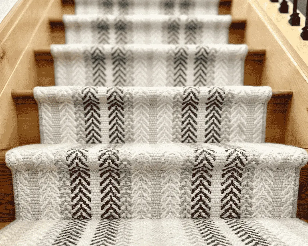 Stair runner installation